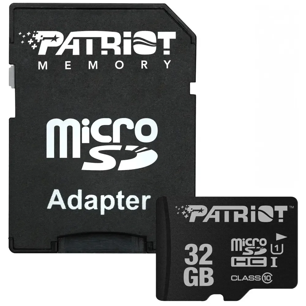 Карта пам`яті  MicroSDHC  32GB UHS-I Class 10 Patriot LX + SD-adapter (PSF32GMCSDHC10) - мініатюра 3