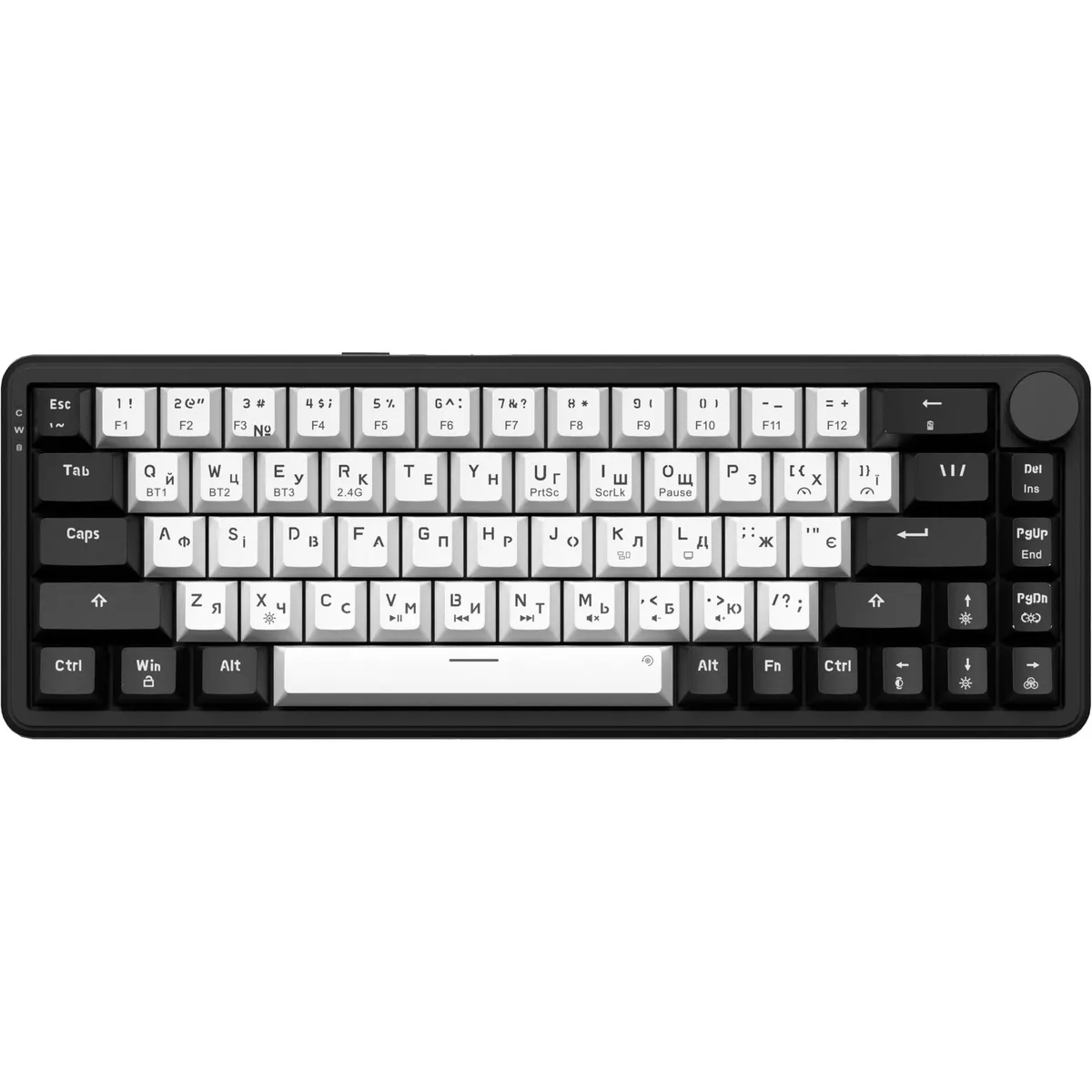Бездротова механічна клавіатура GamePro Asgard Valhalla  (MK210B Pro) 65% QLAB orange switches - зображення 1