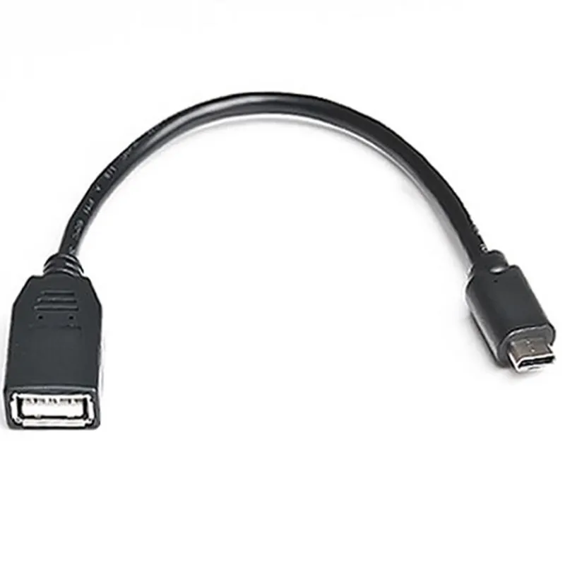 Кабель REAL-EL USB Type-C - USB V 2.0 (M/F), 0.1 м, чорний (EL123500017) - мініатюра 2
