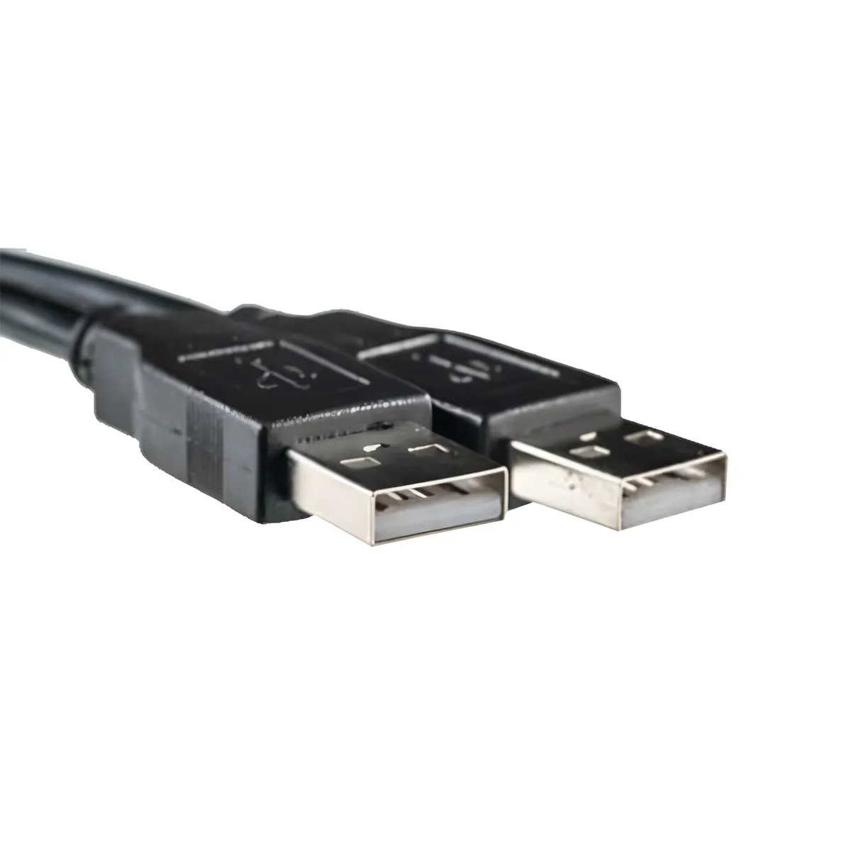 Кабель PowerPlant (KD00AS1215) USB2.0(AM)-USB2.0(AM), 3м, One ferrite, Black - мініатюра 4