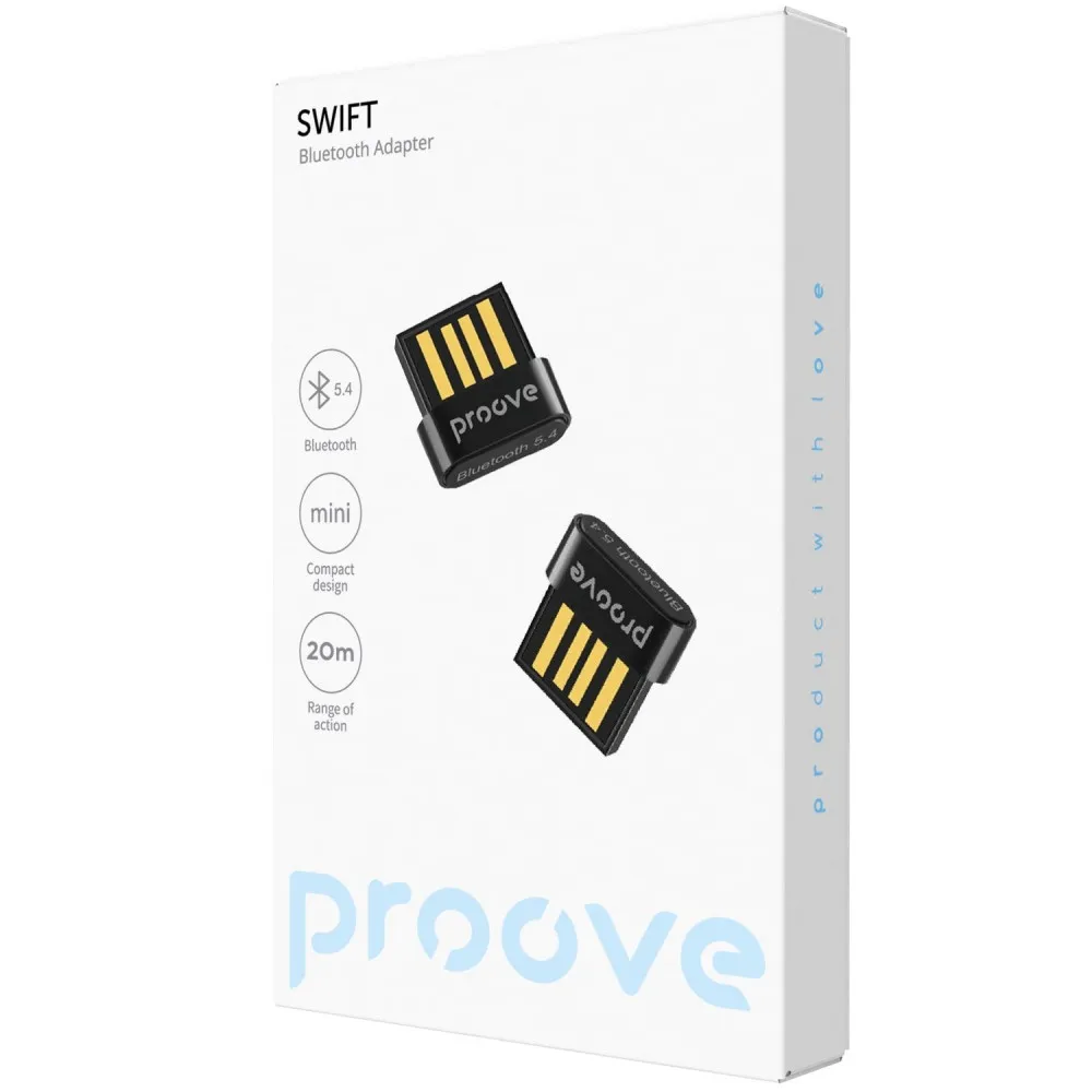 Бездротовий адаптер Proove Swift Bluetooth 5.4 (black) - мініатюра 2