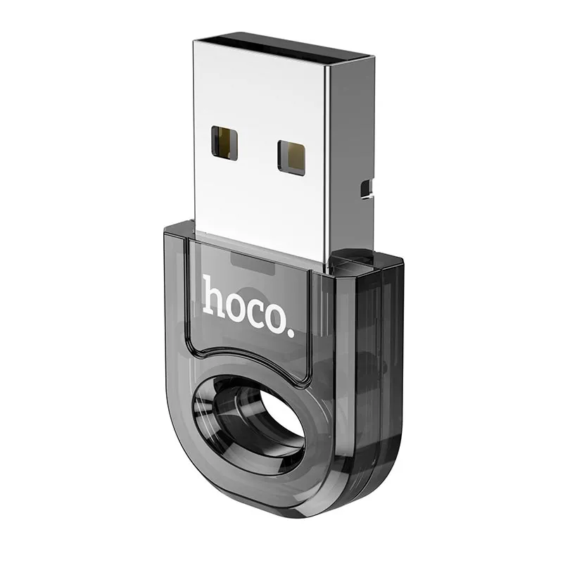 Bluetooth-адаптер Hoco UA28 v5.1 Black - мініатюра 4