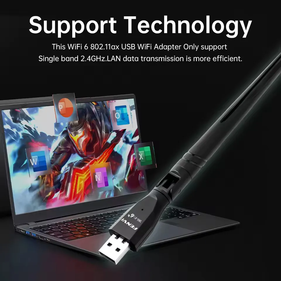 Бездротовий адаптер Fenvi FU-AX300Pro - мініатюра 3