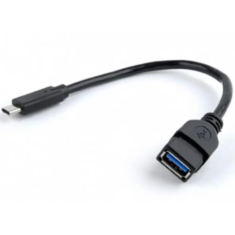 Кабель Cablexpert USB Type-C - USB V 3.0 (M/F), 0.2 м, чорний (A-OTG-CMAF3-01) - мініатюра 2