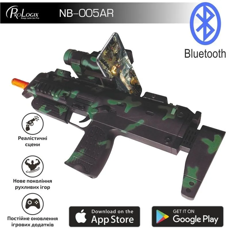 Автомат віртуальної реальності ProLogix AR-Glock gun (NB-005AR) - мініатюра 6