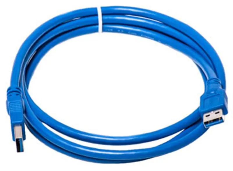 Кабель PowerPlant (KD00AS1228) USB3.0(AM)-USB3.0(AM), 1.5м, синій - зображення 1