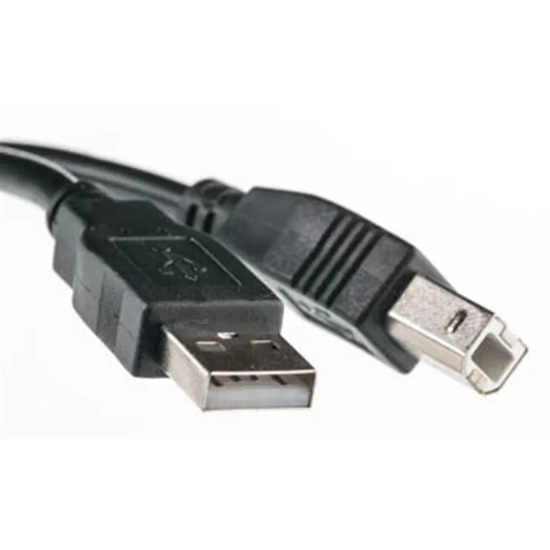 Кабель PowerPlant (KD00AS1227) USB2.0(AM)-USB2.0(BM), 5м, Black, one ferrite - мініатюра 3