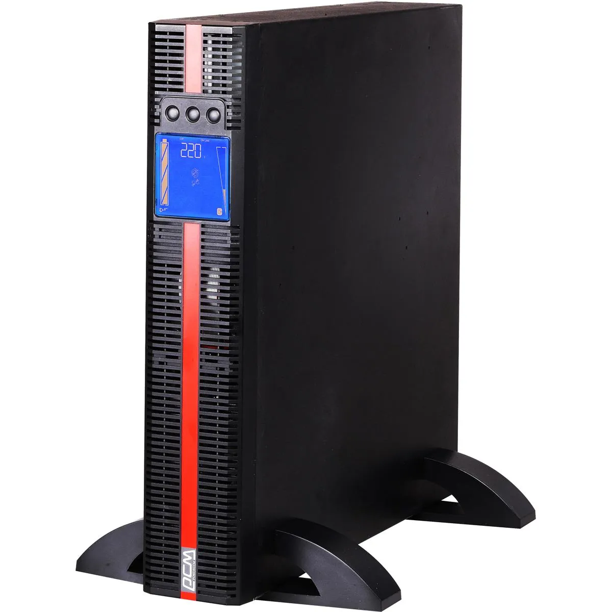 Джерело безперебійного живлення Powercom MRT-2000, Online, 2 х Schuko, RJ-45, USB, LCD, металл (00230035) - мініатюра 2