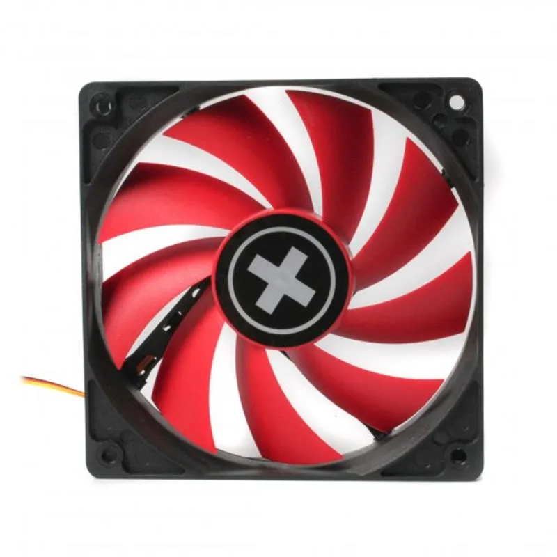Вентилятор Xilence XPF120.R (XF039), 120х120х25мм, 3-pin+4-pin, Black/Red - зображення 1