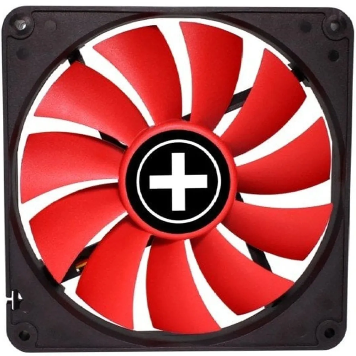 Вентилятор Xilence XPF140.R (XF050), 140х140х25мм, 3-pin+4-pin, Black/Red - мініатюра 2