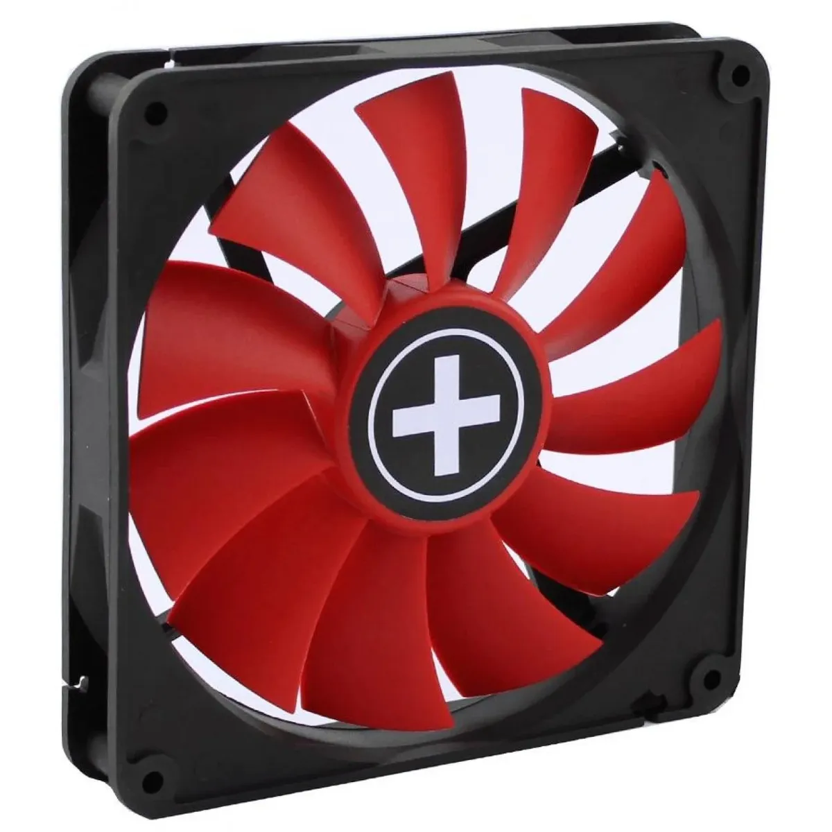 Вентилятор Xilence XPF80.R (XF037), 80х80х25мм, 3-pin+4-pin, Black/Red - мініатюра 3