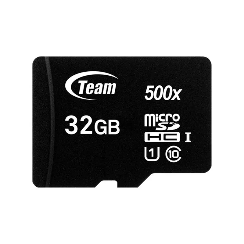 Карта пам`ятi MicroSDHC 32GB UHS-I Class 10 Team Black + SD-adapter (TUSDH32GCL10U03) - мініатюра 2