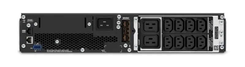 Джерело безперебійного живлення APC Smart-UPS SRT 3000VA RM LCD, Online, 10 х IEC, USB, RJ-45, метал (SRT3000RMXLI) - мініатюра 3