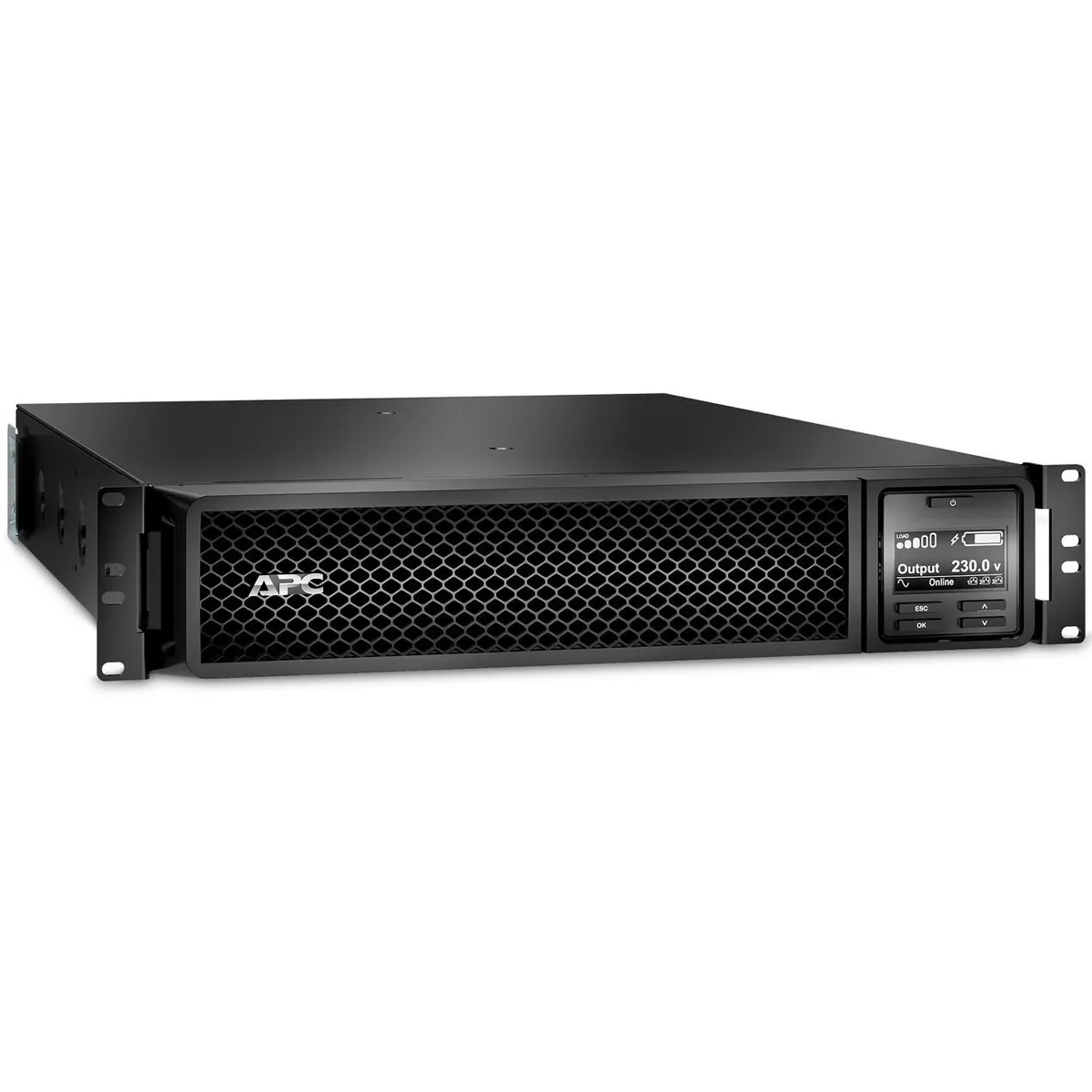 Джерело безперебійного живлення APC Smart-UPS SRT 3000VA RM LCD, Online, 10 х IEC, USB, RJ-45, метал (SRT3000RMXLI) - мініатюра 4