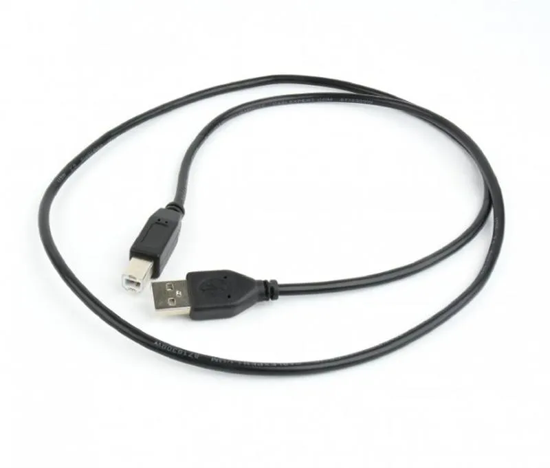 Кабель Cablexpert (CCP-USB2-AMBM-1M) USB2.0 A - USB В, 1м, чорний - мініатюра 2