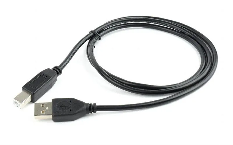 Кабель Cablexpert (CCP-USB2-AMBM-1M) USB2.0 A - USB В, 1м, чорний - мініатюра 3