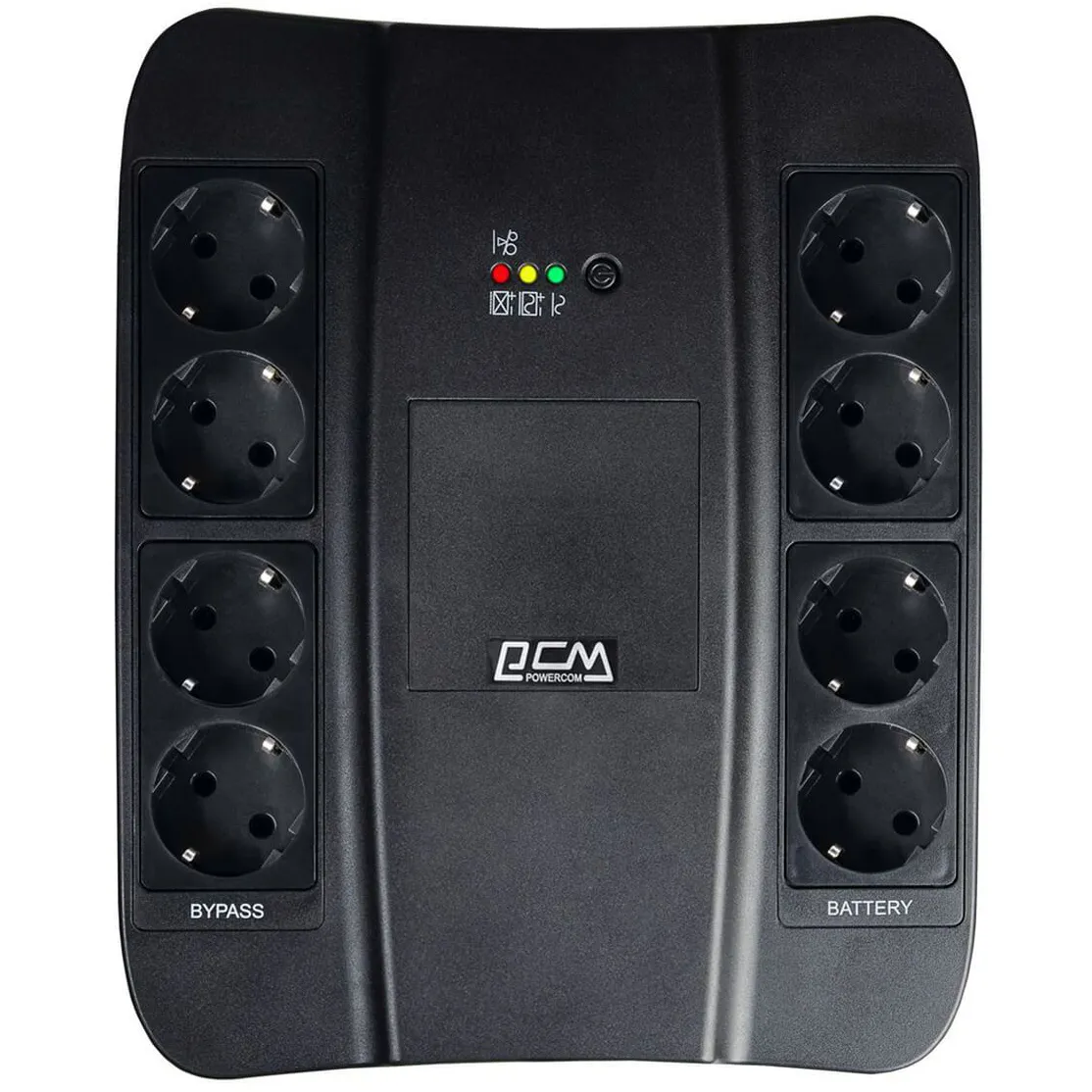 ДБЖ Powercom SPD-650N, 8 x евро (00210200) - мініатюра 3