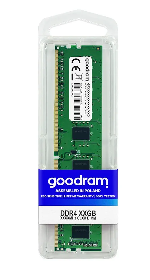 Модуль пам`ятi DDR4 16GB/2666 Goodram (GR2666D464L19/16G) - мініатюра 3