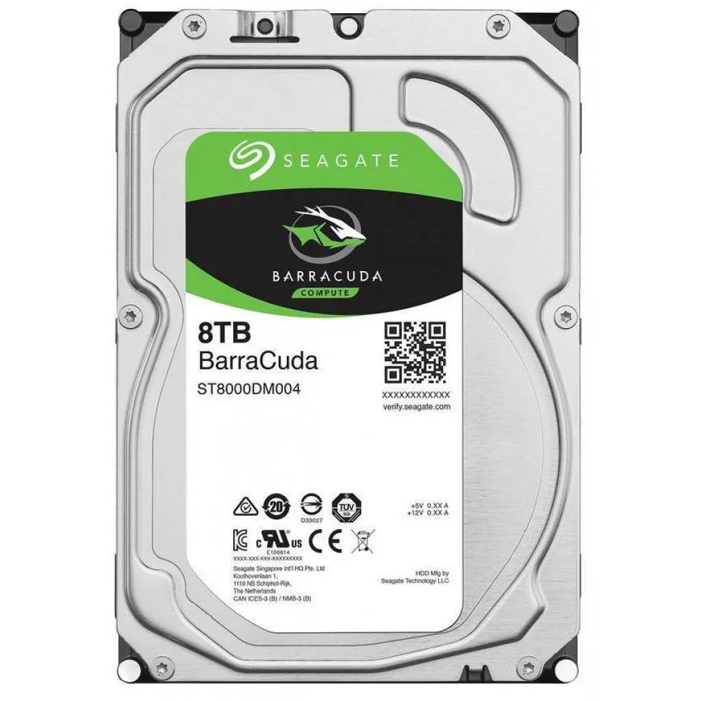 Накопичувач HDD SATA 8.0TB Seagate BarraCuda 5400rpm 256MB (ST8000DM004) - мініатюра 3