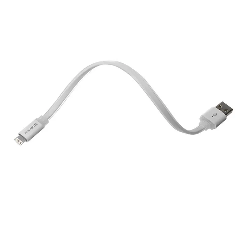 Кабель ColorWay USB - Lightning (M/M), 0.25 м, White (CW-CBUM-LM25W) - зображення 1