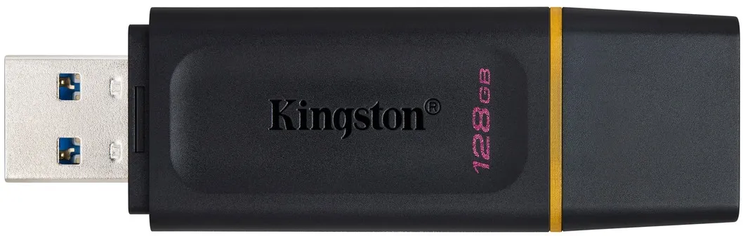 USB флеш накопичувач Kingston 128GB DT Exodia Black/Yellow USB 3.2 (DTX/128GB) - мініатюра 3