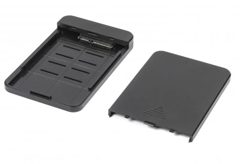 Зовнішня кишеня AgeStar для підключення SATA HDD/SDD 2.5", USB3.1, алюміній, Black (31UB2A18) - мініатюра 2
