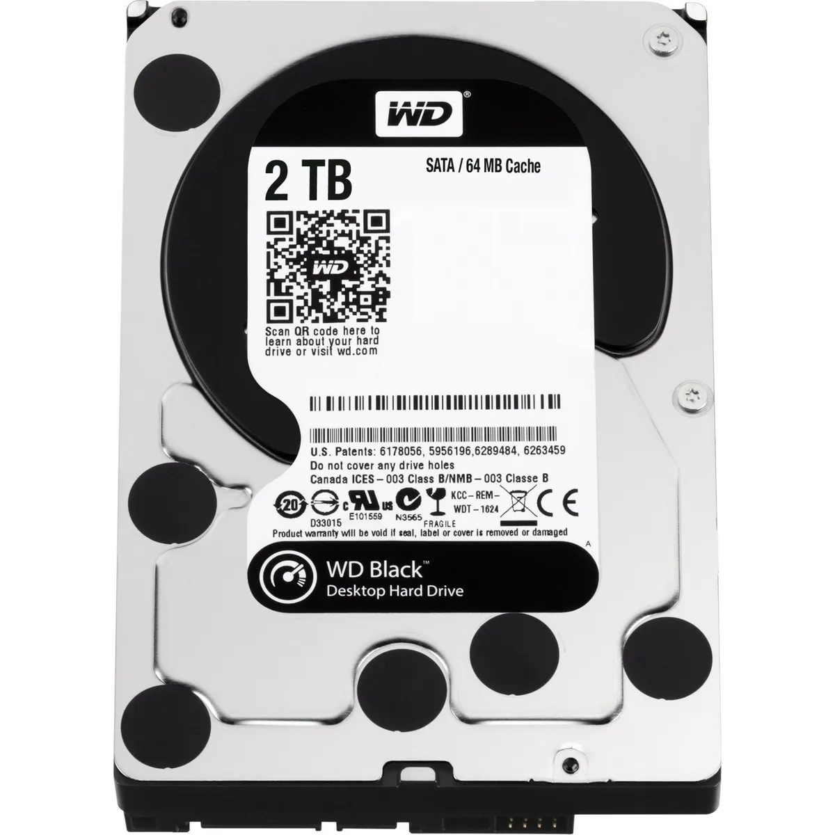 Накопичувач HDD 2TB WD 7200rpm 64MB (WD2003FZEX) Refurbished - зображення 1