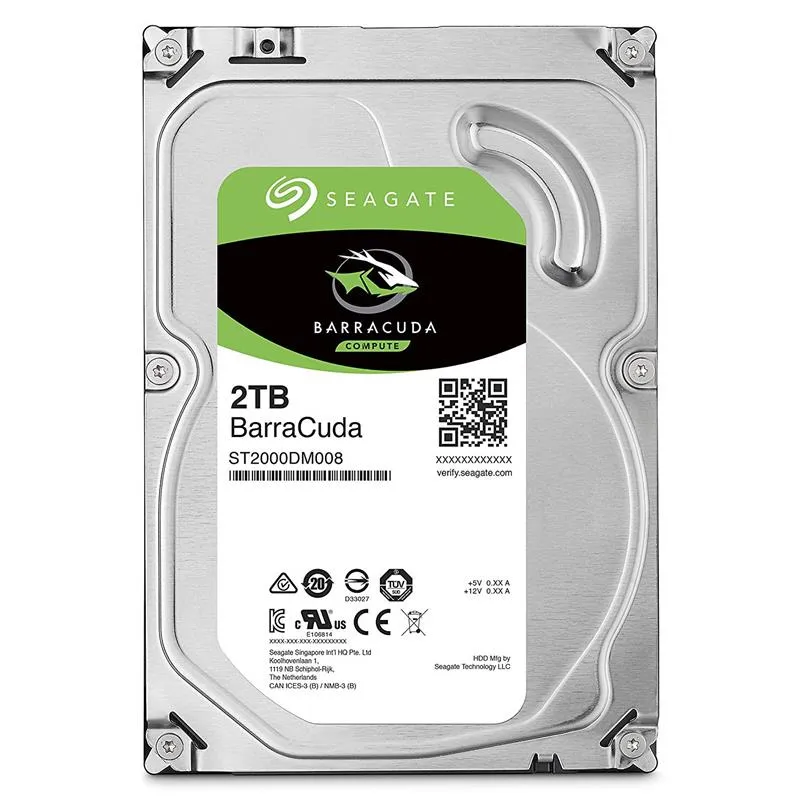 Накопичувач HDD SATA 2.0TB Seagate BarraCuda 256MB (ST2000DM008) - зображення 1