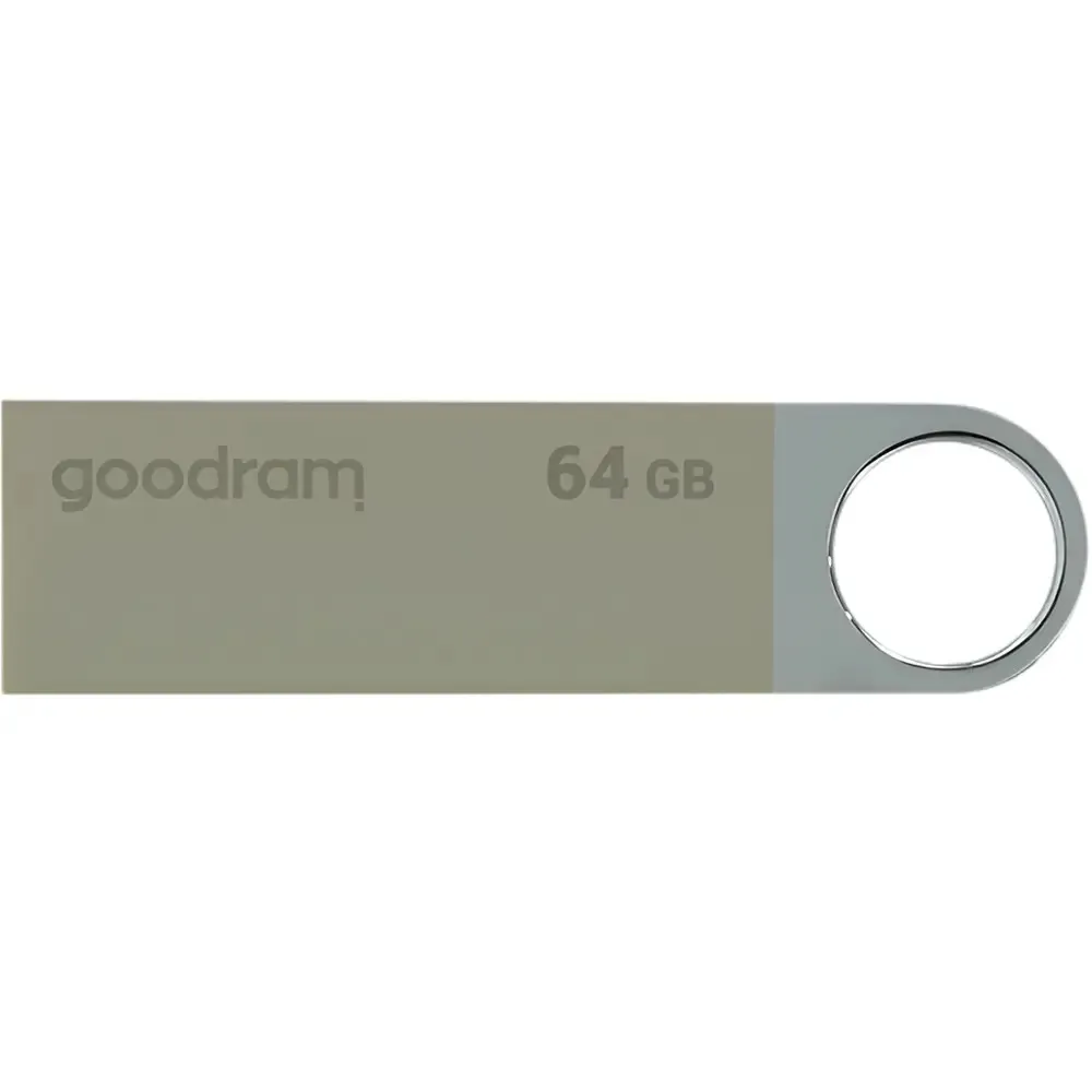 Флеш-накопичувач USB2.0 64GB Goodram UUN2 (Unity) Silver (UUN2-0640S0R11) - мініатюра 2