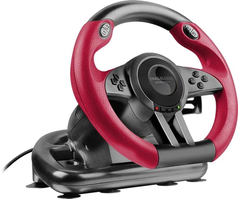 Кермо Speed Link Trailblazer Racing Wheel (SL-450500-BK) Black/Red USB - зображення 1