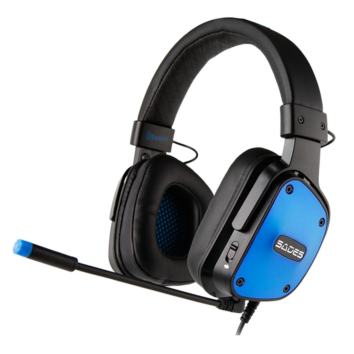 Гарнітура Sades SA-722 Dpower Black/Blue (sa722blj) - зображення 1