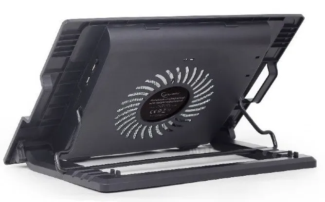 Підставка для ноутбука Gembird NBS-1F17T-01 Black 17" - зображення 1