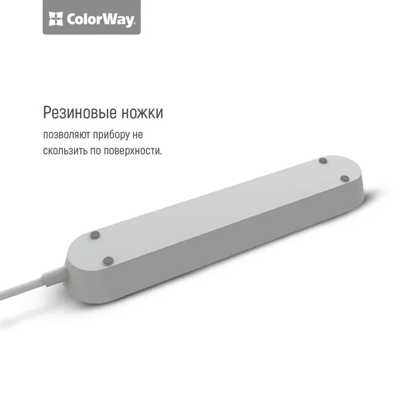 Фільтр живлення СolorWay (CW-CHU33B) 3 розетки, 3xUSB, 1.8м, Black - мініатюра 11