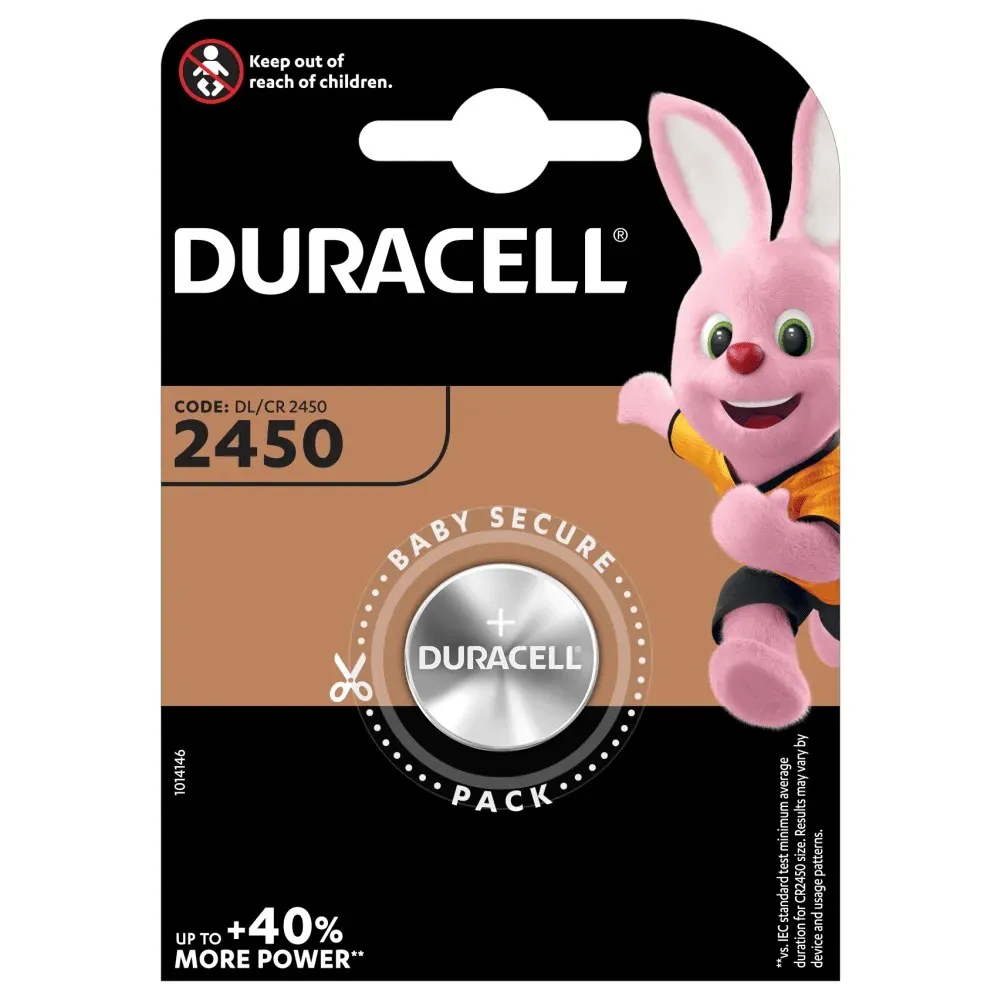 Батарейка Duracell DL 2450 BL 1шт - зображення 1