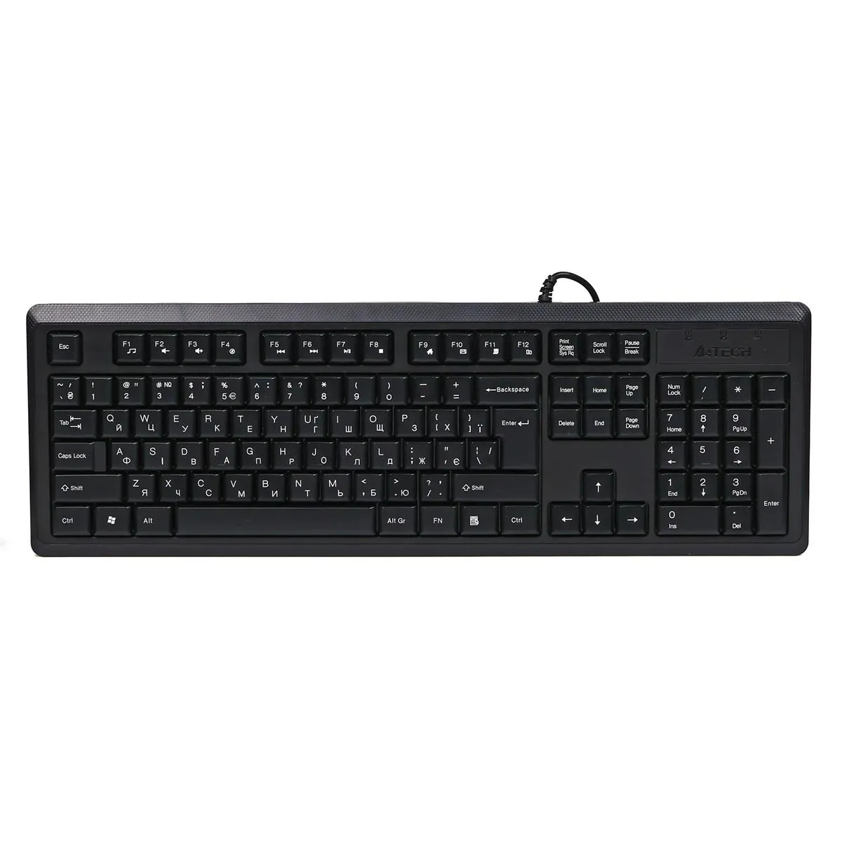 Клавіатура A4Tech KR-92 Black - зображення 1