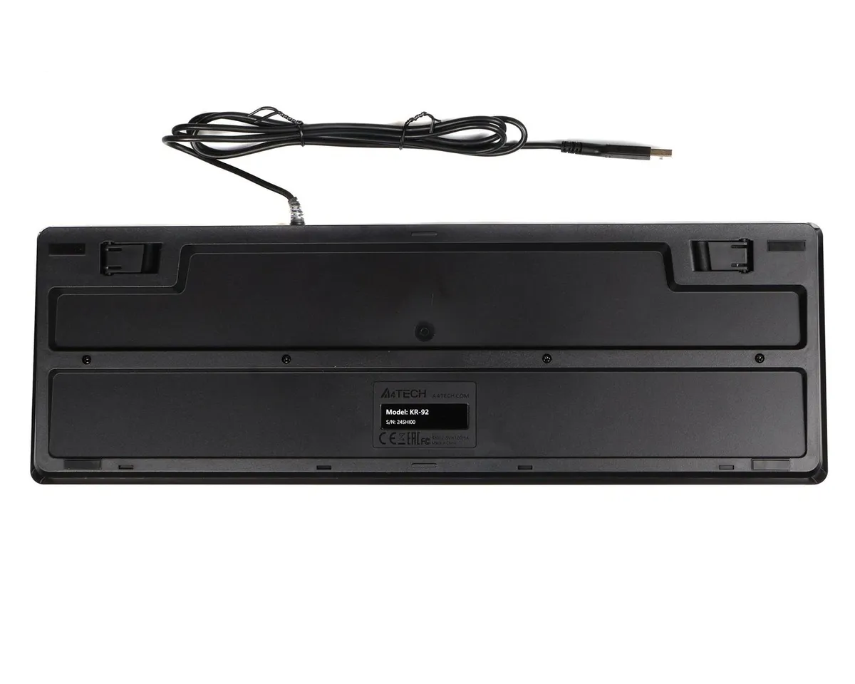 Клавіатура A4Tech KR-92 Black - мініатюра 4