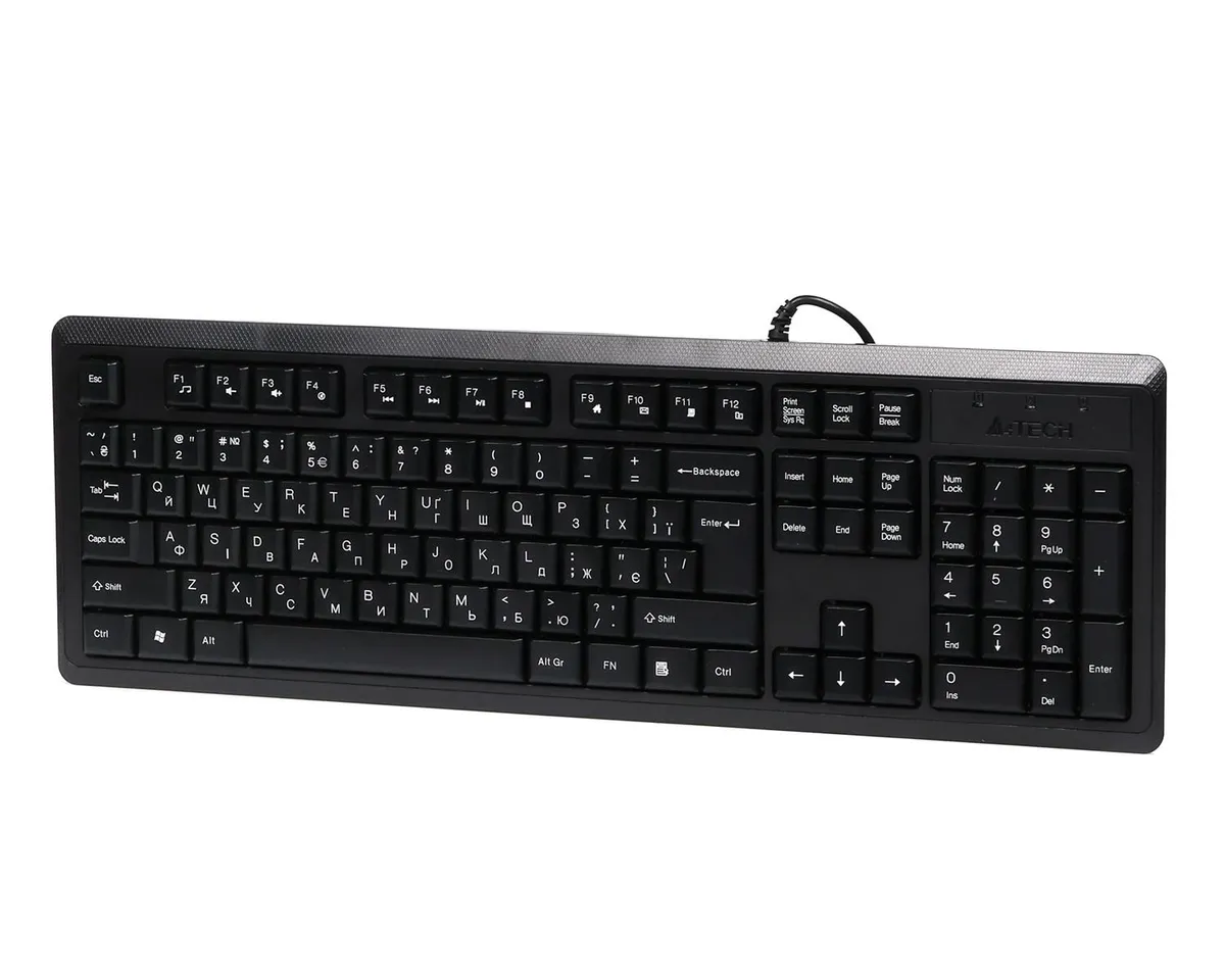 Клавіатура A4Tech KR-92 Black - мініатюра 5