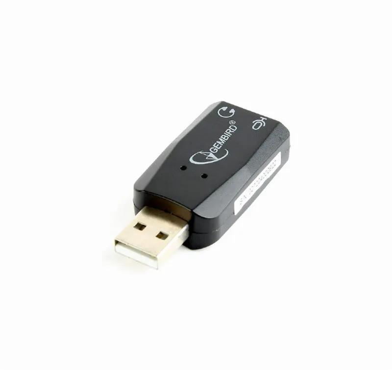 Звукова карта Gembird SC-USB2.0-01 Black - мініатюра 2