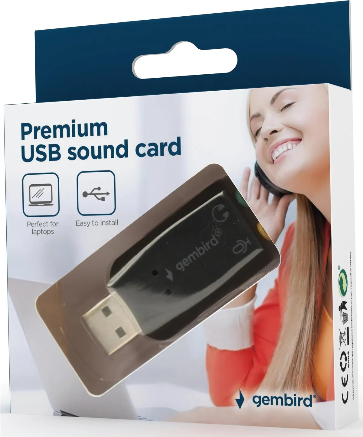Звукова карта Gembird SC-USB2.0-01 Black - мініатюра 4