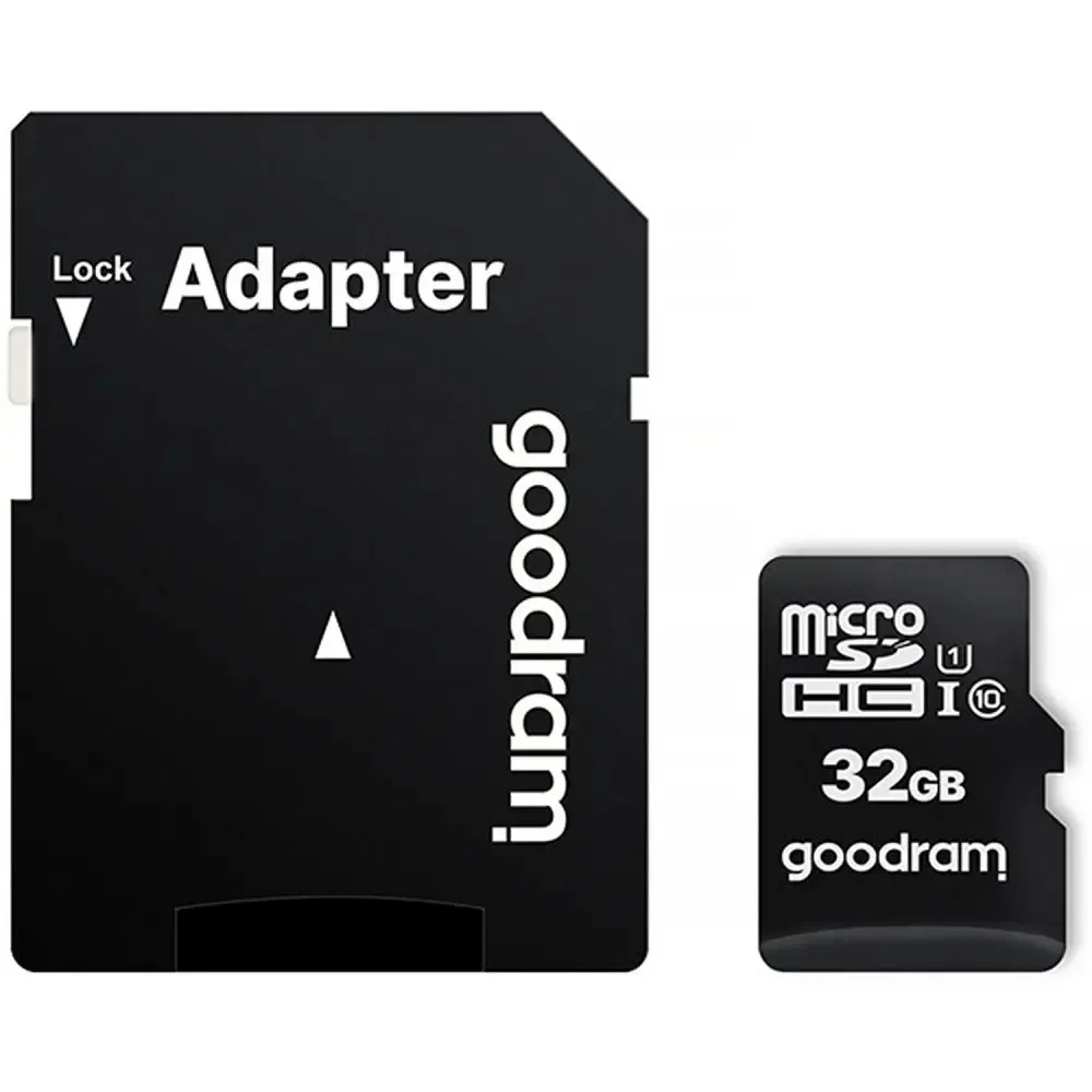 Карта пам`ятi MicroSDHC 32GB UHS-I Class 10 Goodram + SD-adapter (M1AA-0320R12) - мініатюра 3