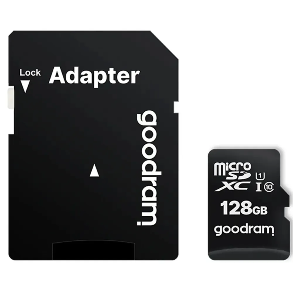 Карта пам`яті MicroSDXC 128GB UHS-I Class 10 Goodram + SD-adapter (M1AA-1280R12) - мініатюра 3