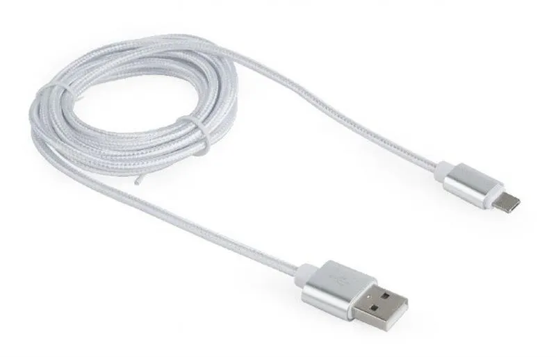 Кабель Cablexpert USB - Lightning + micro USB (M/M), 1.8 м, сірий (CCB-USB2AM-mU8P-6)  - мініатюра 2