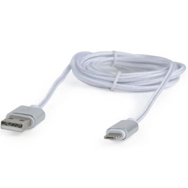 Кабель Cablexpert USB - Lightning + micro USB (M/M), 1.8 м, сірий (CCB-USB2AM-mU8P-6)  - мініатюра 4