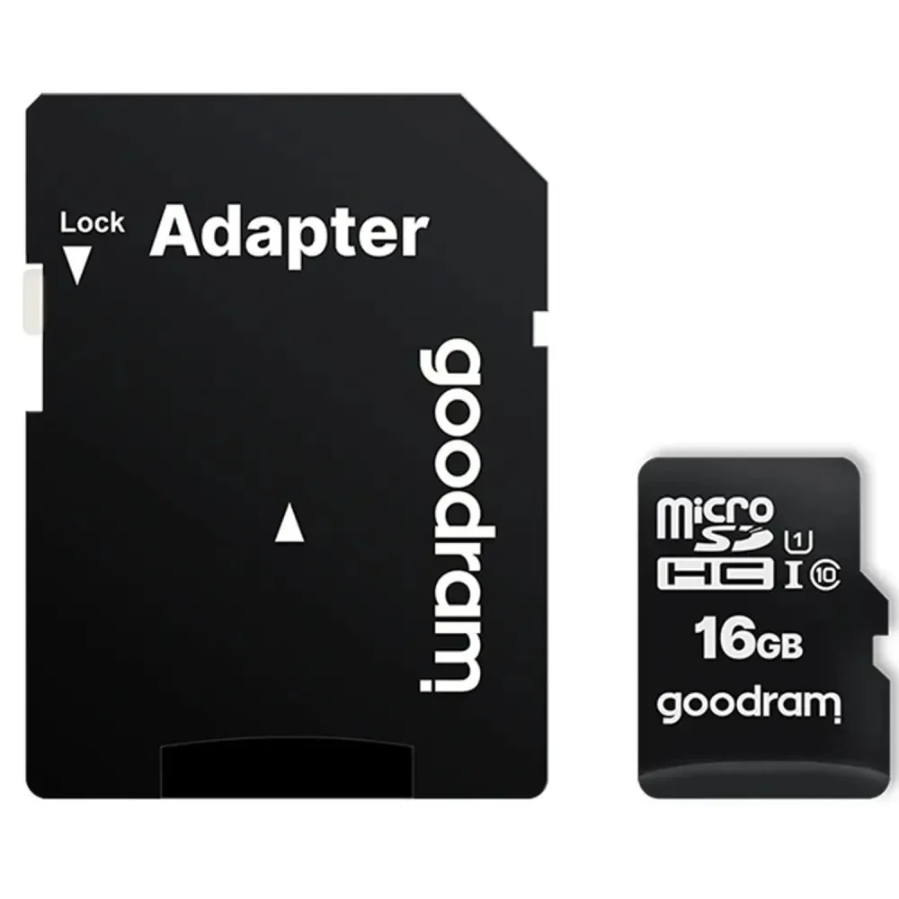 Карта пам`яті MicroSDHC 16GB UHS-I Class 10 Goodram + SD-adapter (M1AA-0160R12) - мініатюра 3