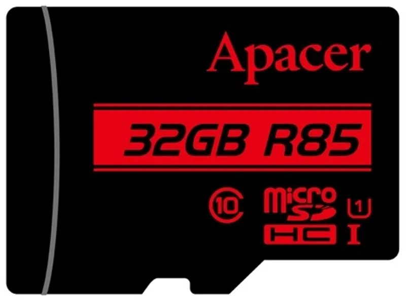Карта пам`ятi MicroSDHC 32GB UHS-I Class 10 Apacer + SD adapter (AP32GMCSH10U5-R) - мініатюра 2