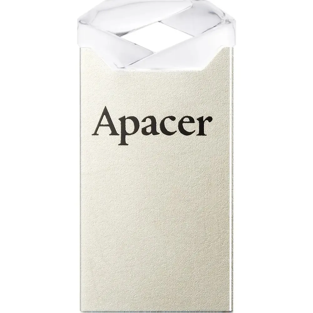 Флеш-накопичувач USB 32GB Apacer AH111 Silver/Crystal (AP32GAH111CR-1) - зображення 1