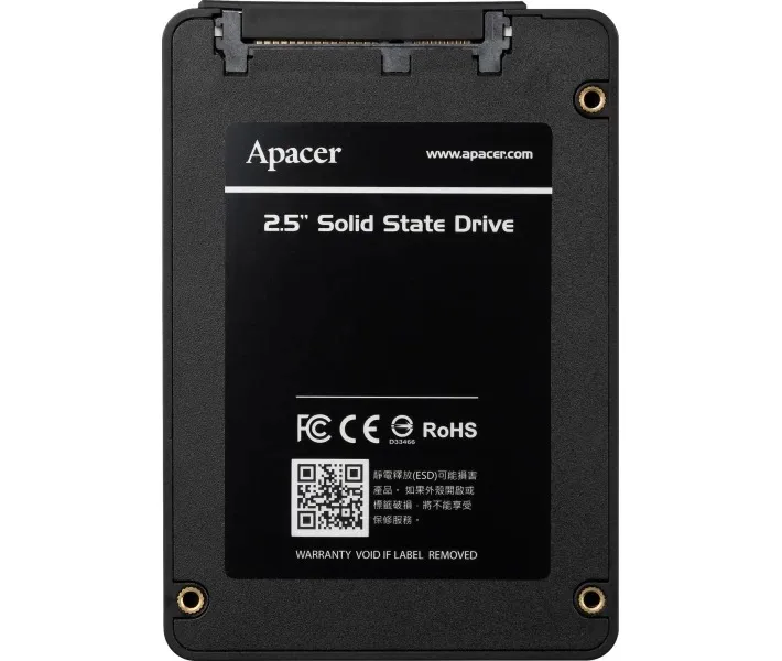 Накопичувач SSD  480GB Apacer AS340 Panther 2.5" SATAIII 3D TLC (AP480GAS340G-1) - мініатюра 4