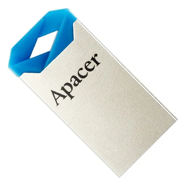 Флеш-накопичувач USB 32GB Apacer AH111 Silver/Blue (AP32GAH111U-1) - мініатюра 3