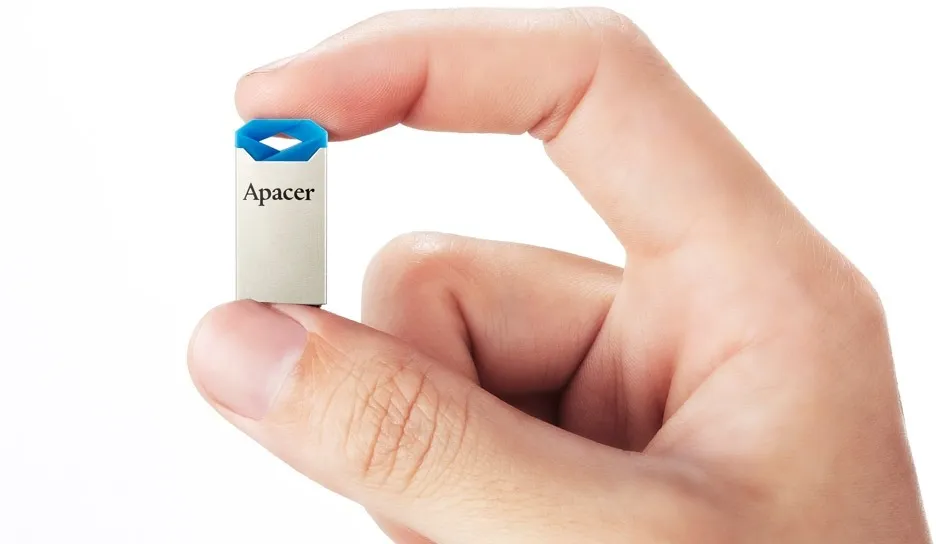 Флеш-накопичувач USB 32GB Apacer AH111 Silver/Blue (AP32GAH111U-1) - мініатюра 5