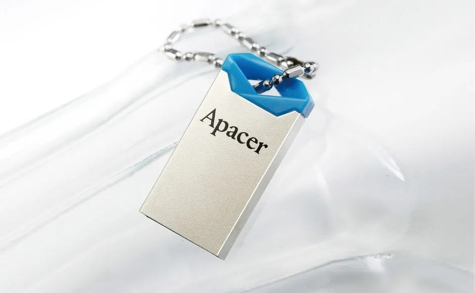 Флеш-накопичувач USB 32GB Apacer AH111 Silver/Blue (AP32GAH111U-1) - мініатюра 8
